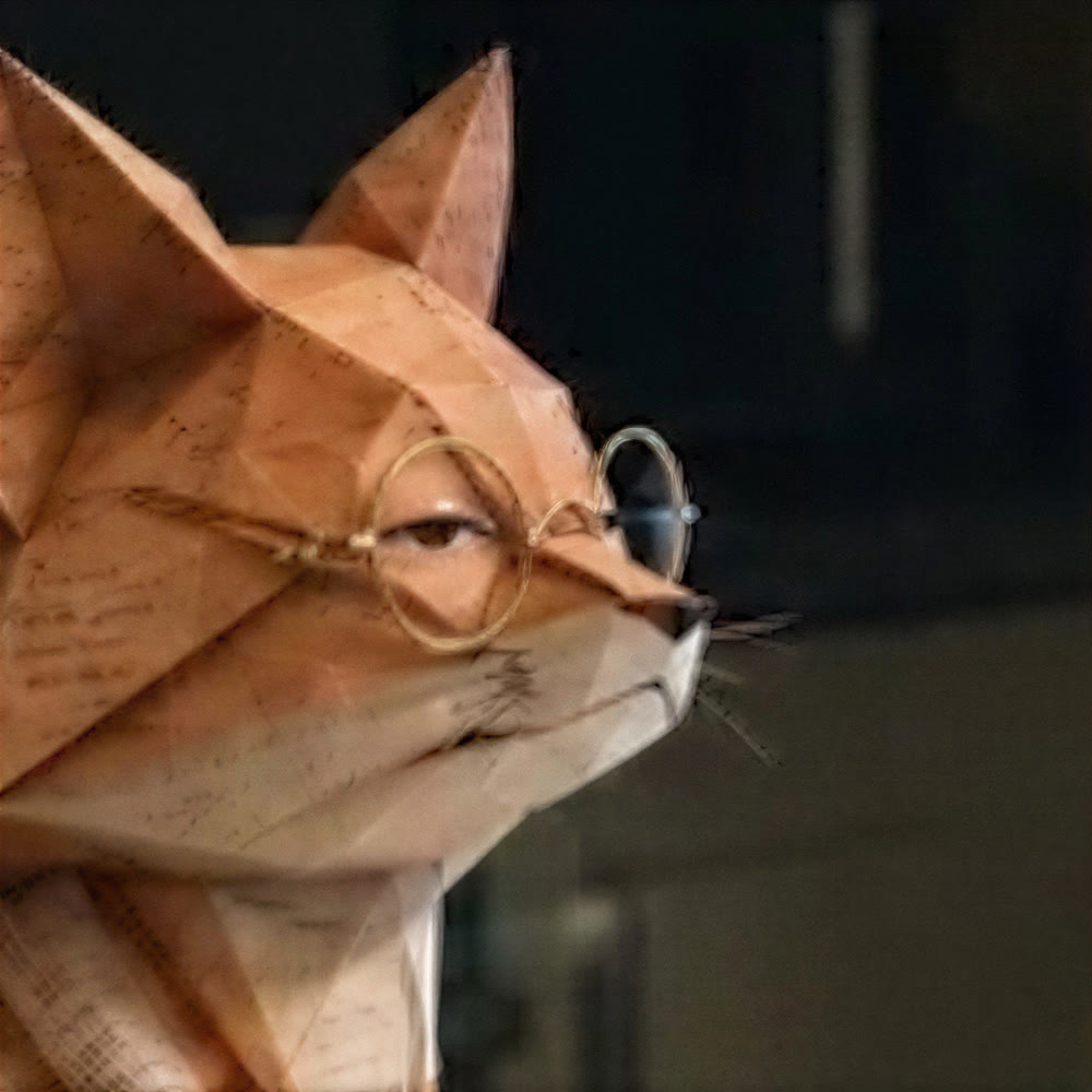 Kit, an origami fox