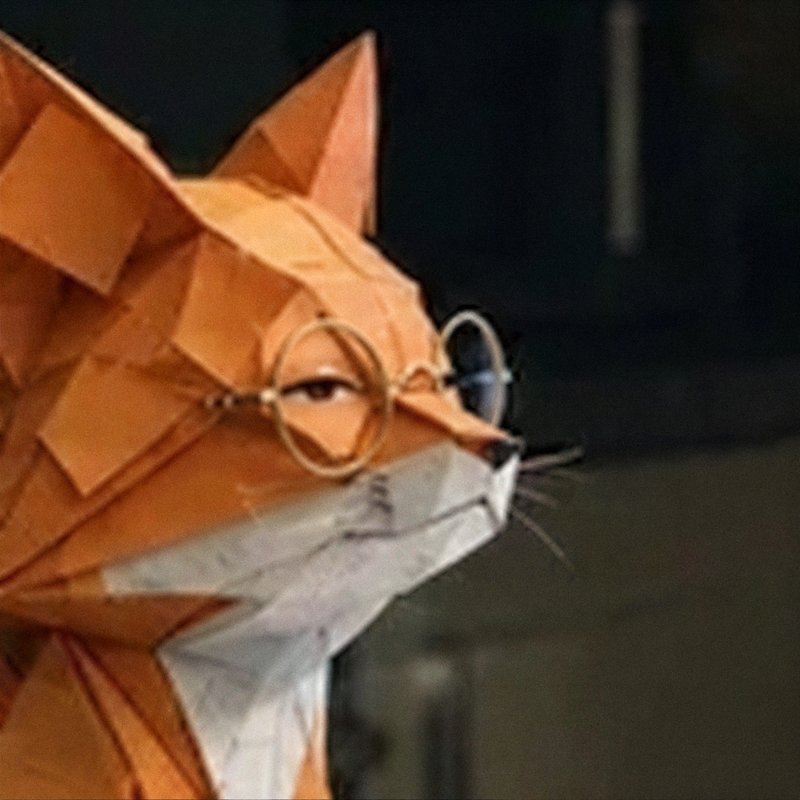 Sales Fox, an origami fox